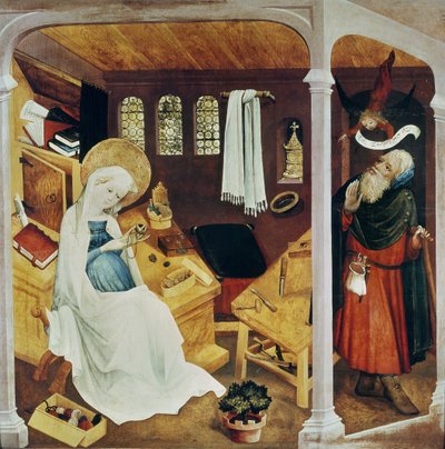 Der Zweifel des Heiligen Josef, ca. 1410-20 von French School